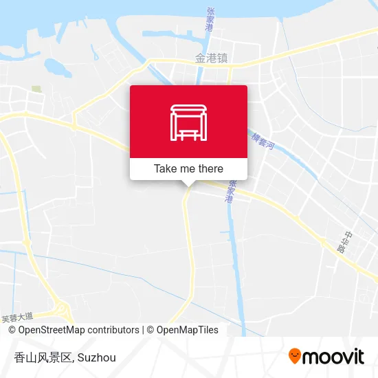 香山风景区 map