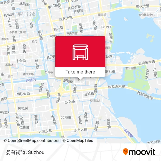 娄葑街道 map