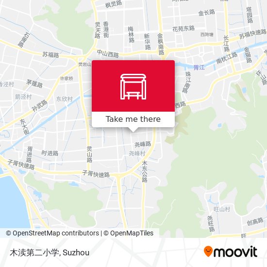 木渎第二小学 map