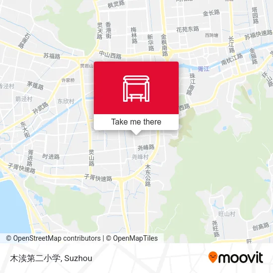 木渎第二小学 map