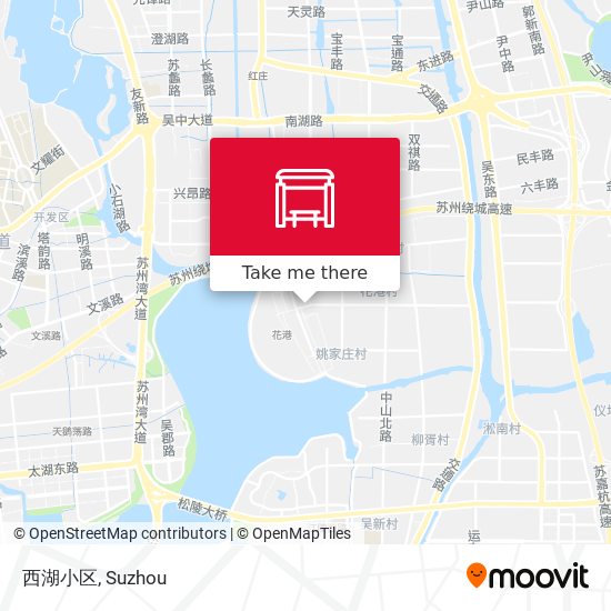 西湖小区 map