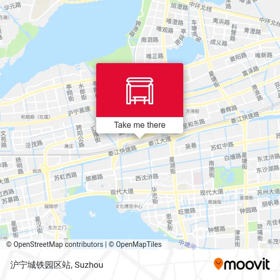 沪宁城铁园区站 map