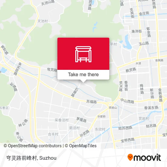 穹灵路前峰村 map