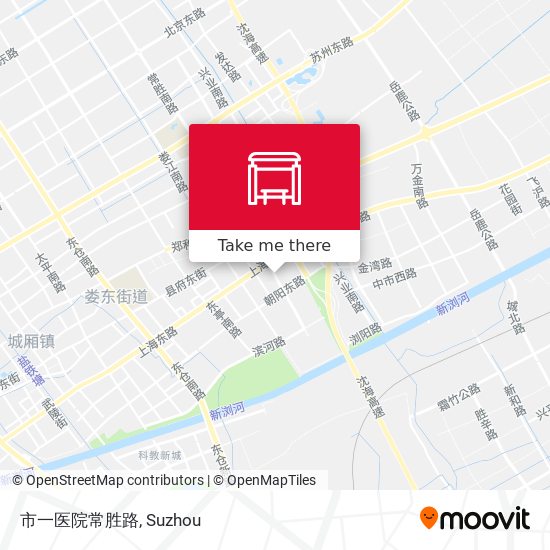 市一医院常胜路 map