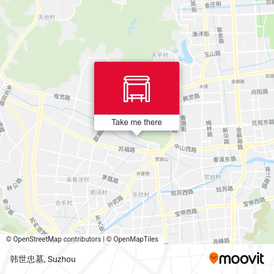 韩世忠墓 map