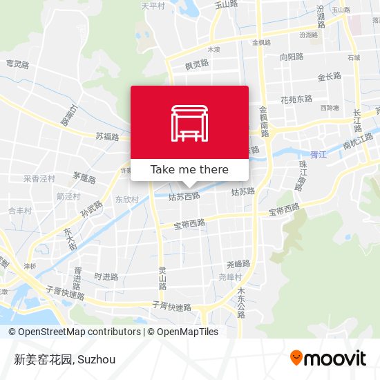 新姜窑花园 map