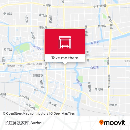 长江路祝家厍 map