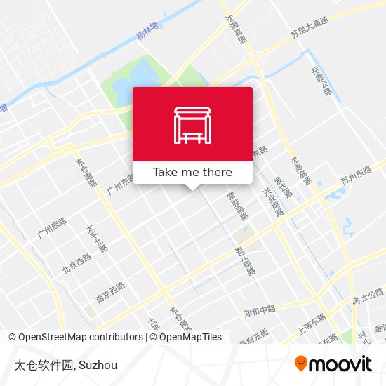 太仓软件园 map