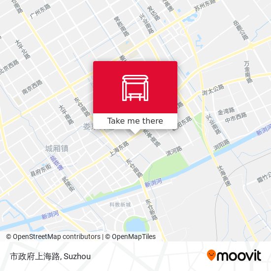 市政府上海路 map