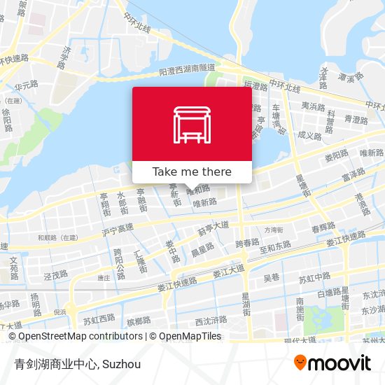 青剑湖商业中心 map