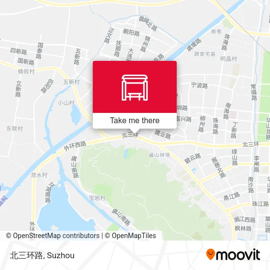 北三环路 map