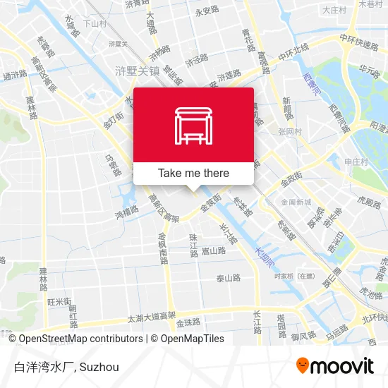 白洋湾水厂 map