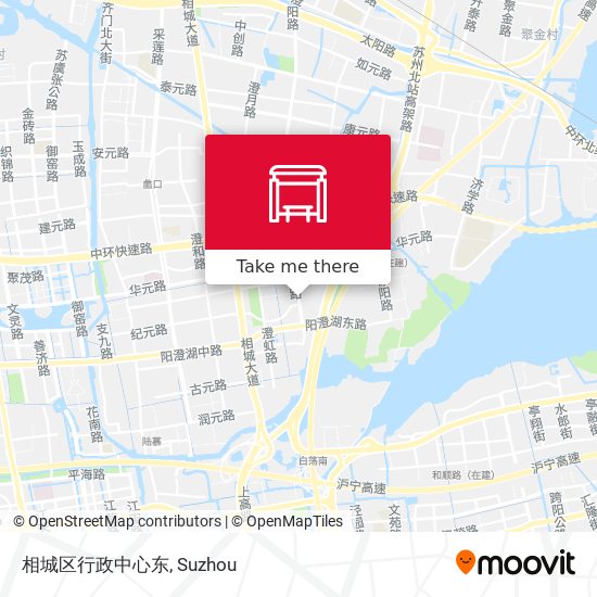 相城区行政中心东 map
