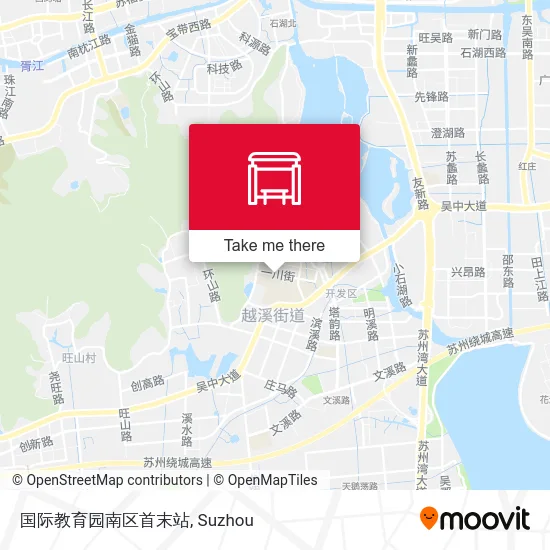 国际教育园南区首末站 map