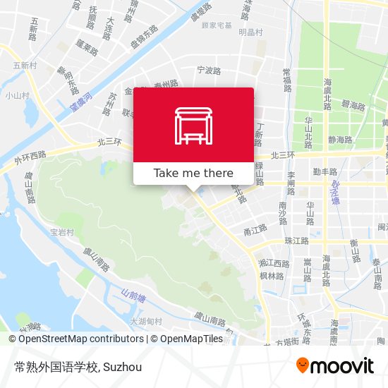常熟外国语学校 map