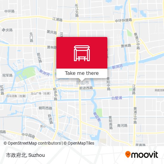 市政府北 map