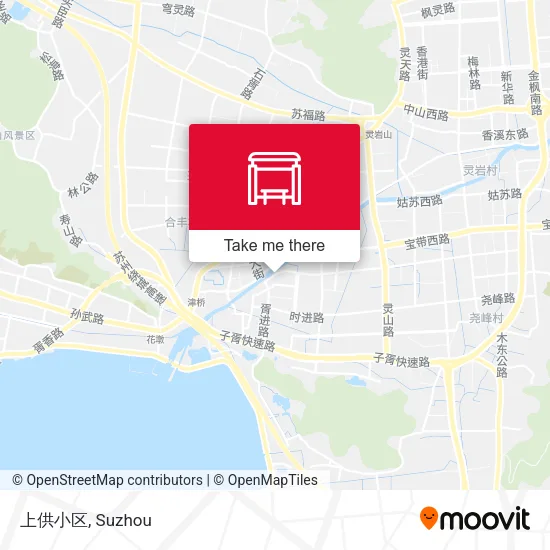 上供小区 map
