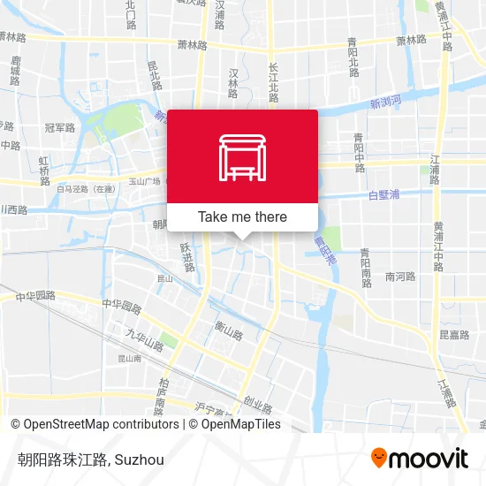 朝阳路珠江路 map