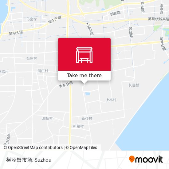 横泾蟹市场 map