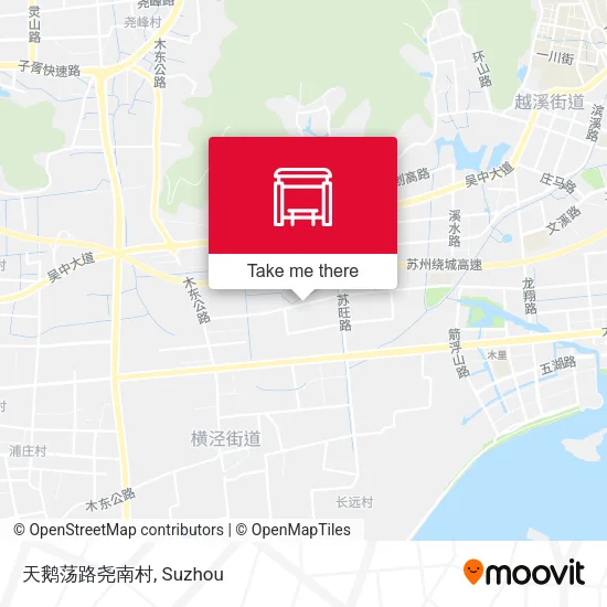 天鹅荡路尧南村 map
