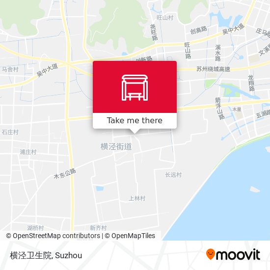 横泾卫生院 map