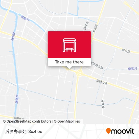 后塍办事处 map