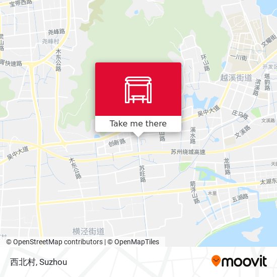 西北村 map