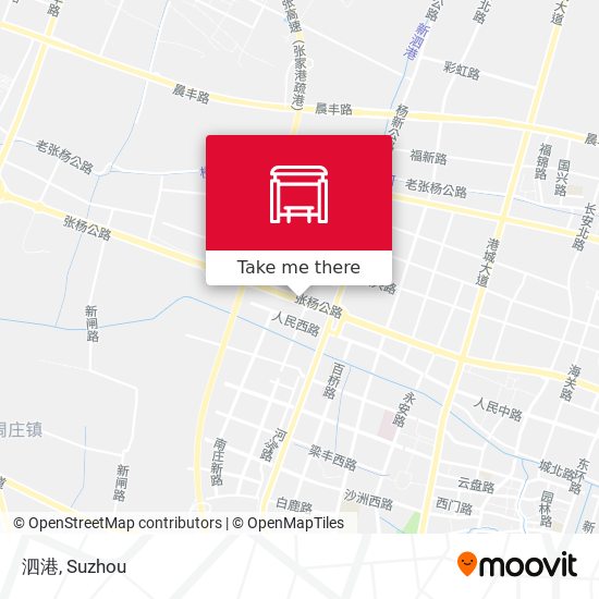泗港 map