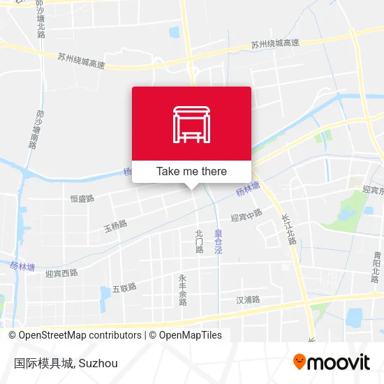 国际模具城 map