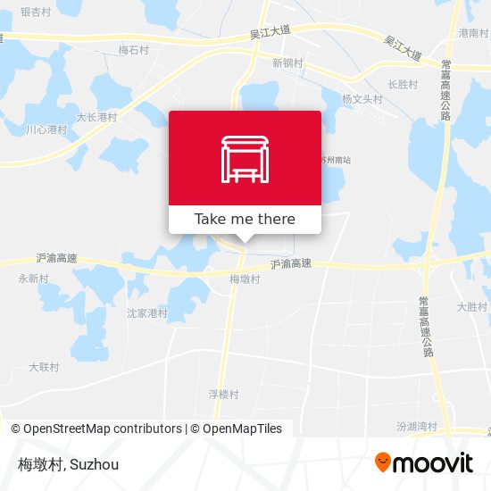 梅墩村 map