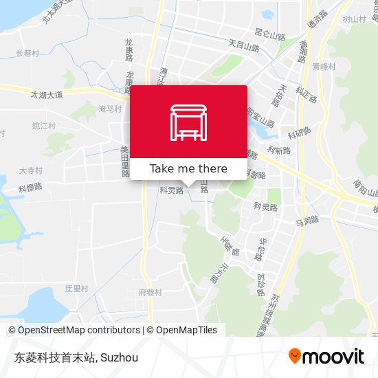 东菱科技首末站 map