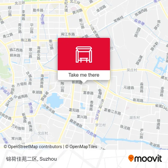 锦荷佳苑二区 map