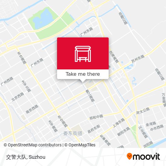 交警大队 map