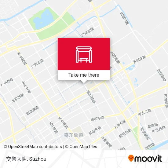 交警大队 map