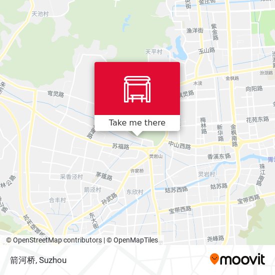 箭河桥 map