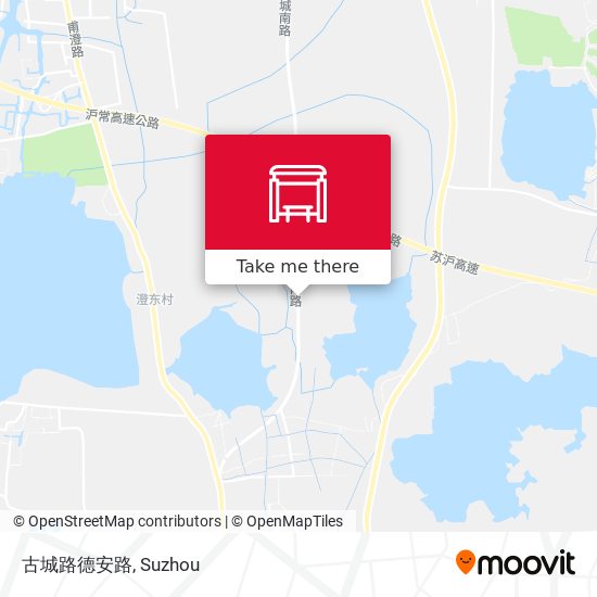 古城路德安路 map