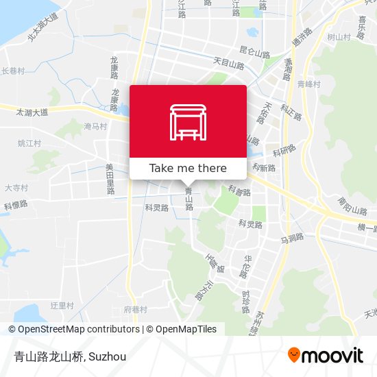 青山路龙山桥 map