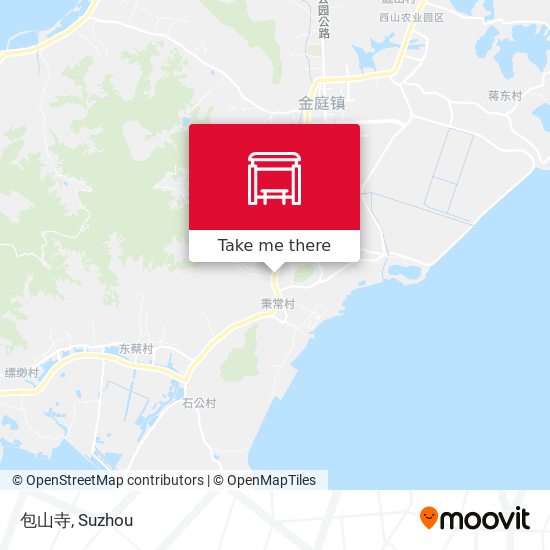 包山寺 map