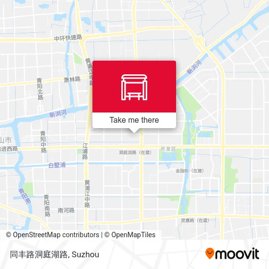 同丰路洞庭湖路 map
