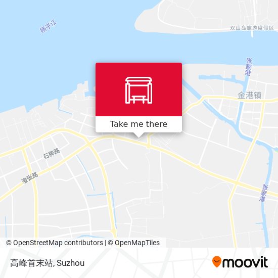 高峰首末站 map