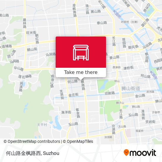 何山路金枫路西 map