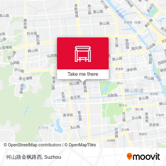 何山路金枫路西 map