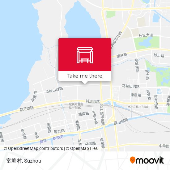 富塘村 map