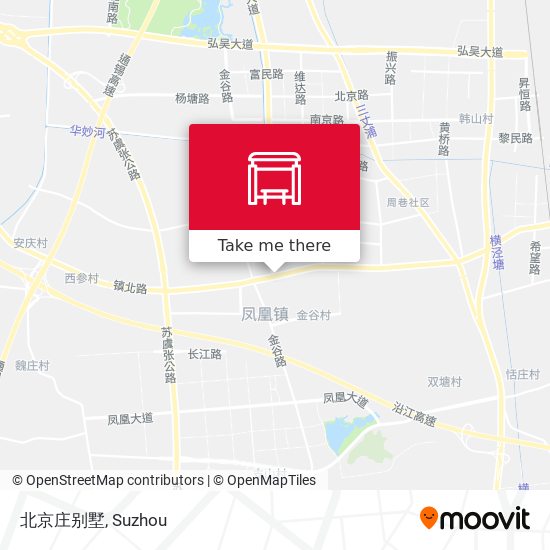 北京庄别墅 map