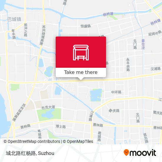 城北路红杨路 map