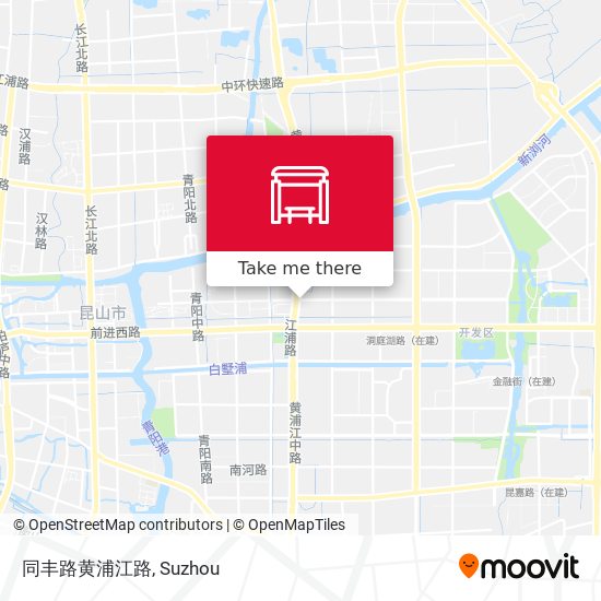 同丰路黄浦江路 map