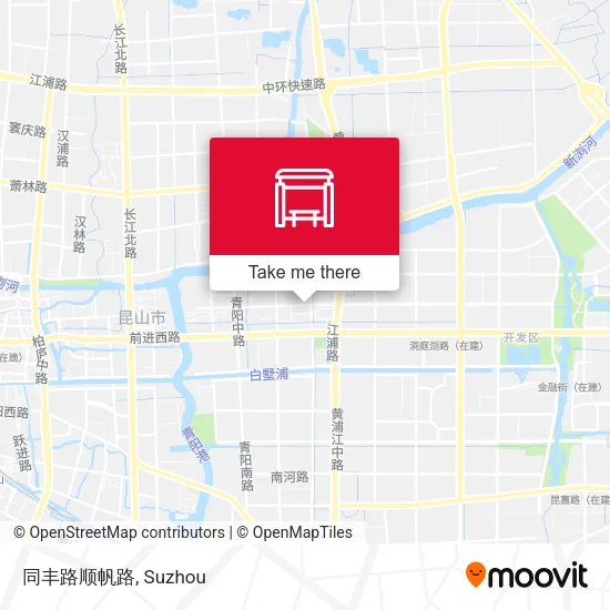 同丰路顺帆路 map