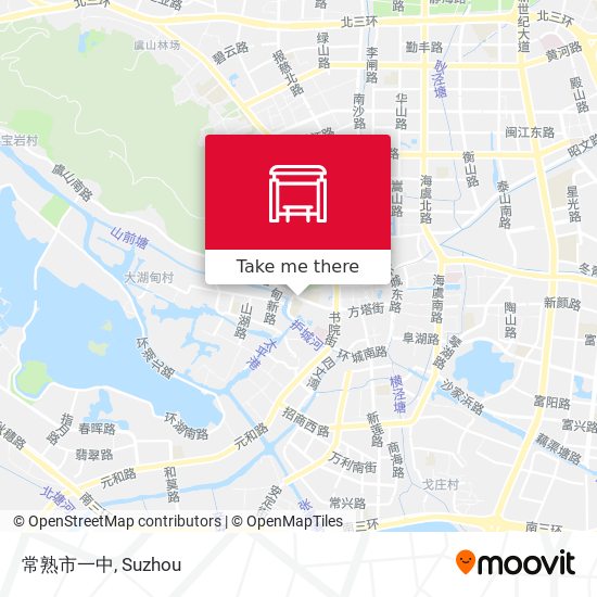 常熟市一中 map