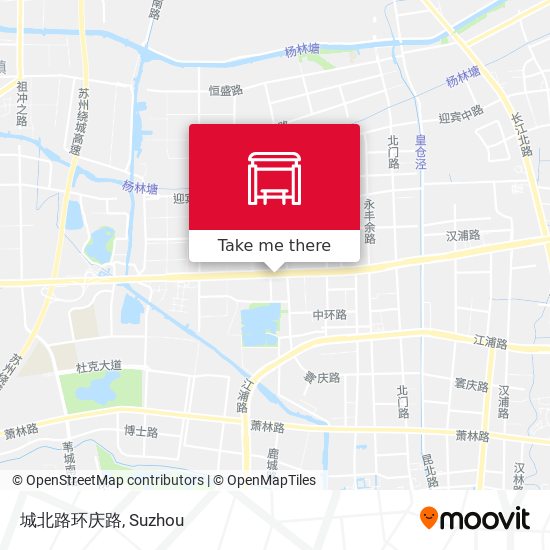 城北路环庆路 map