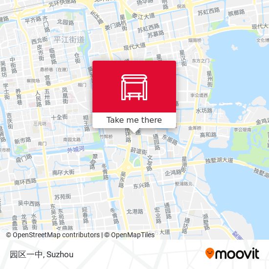 园区一中 map